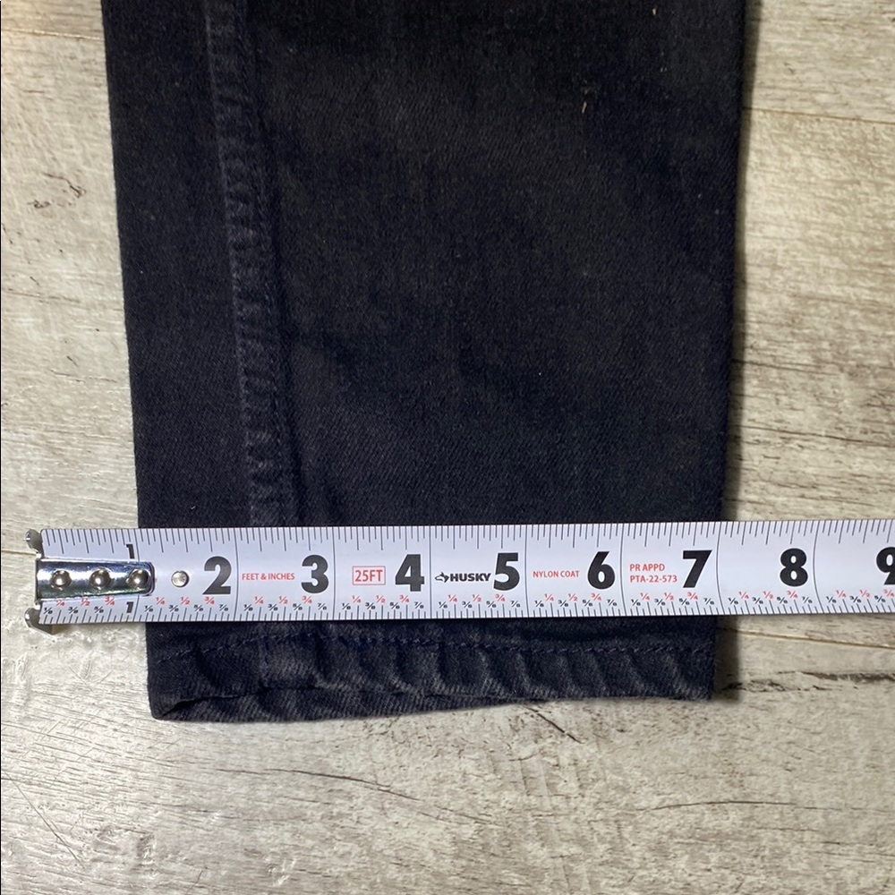 Vintage Levi’s 512 Black Jeans | Size 9SHT | Straight Leg | Classic Fit - Picture 7 of 10